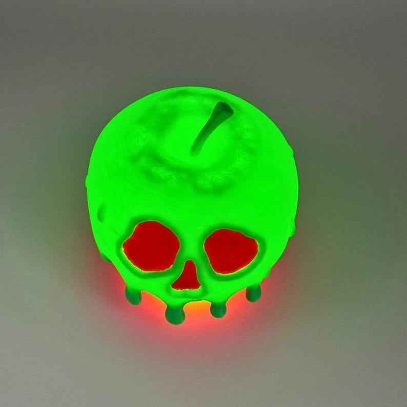 🎁TikTok Last Day Sale - 70% OFF🔥Handcrafted Poison Apple Skull Lamp🍎
