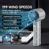 ⏰LAST DAY SALE 50% OFF💥Luxury Rechargeable Handheld Turbo Fan