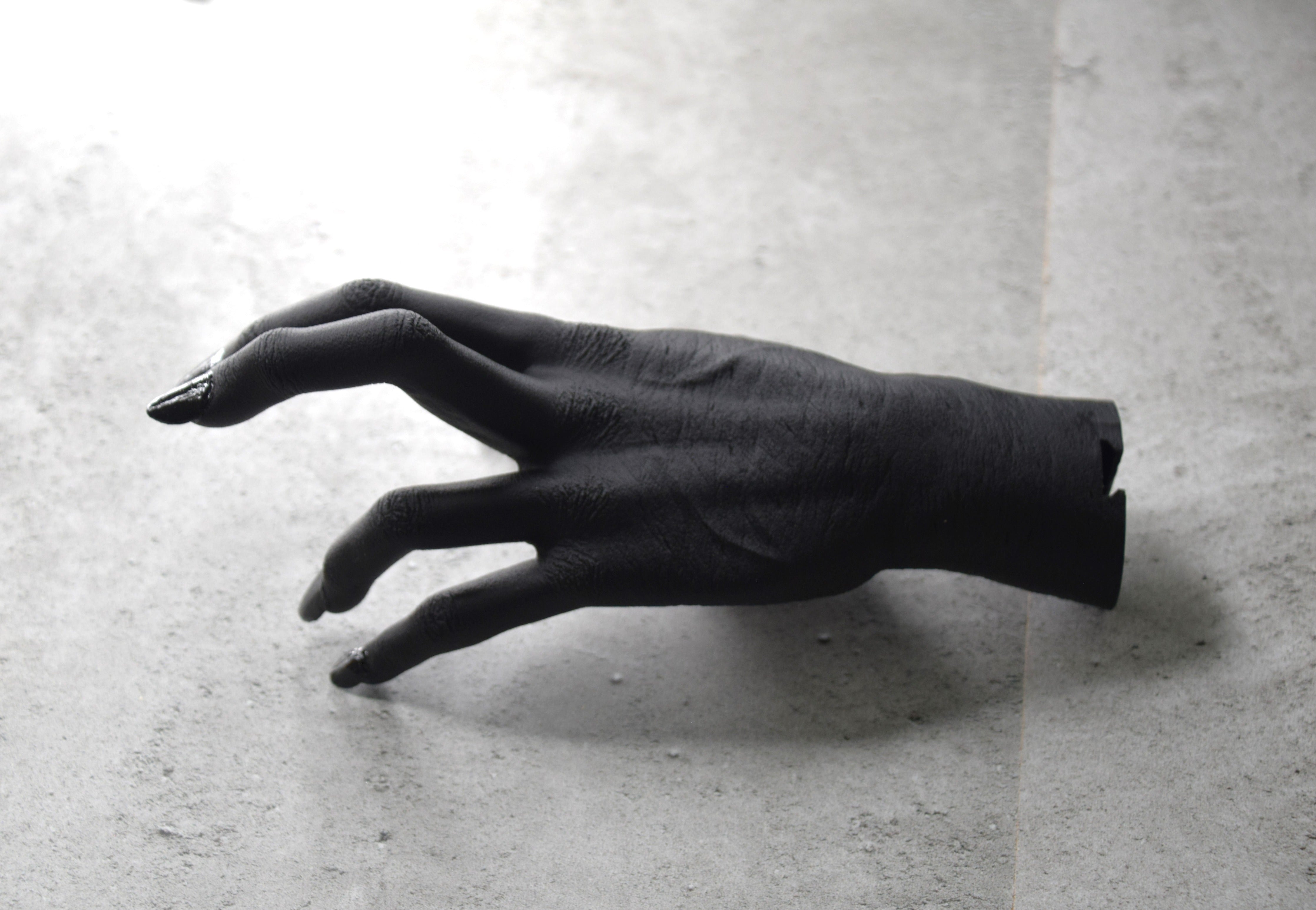 Witch Hand decor life size, Hand holder, Halloween decoration, Gothic decor, Decor display