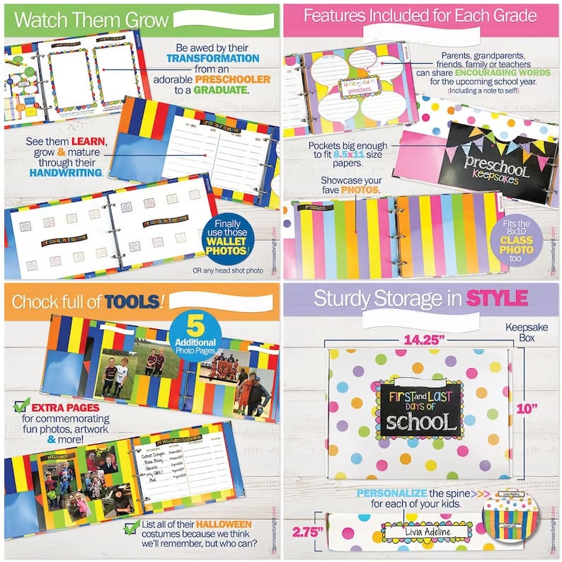 🎉🎈Children's Day Special: Get $20 Off When You Buy 2 or More!📚Easiest School Days Memory Album
