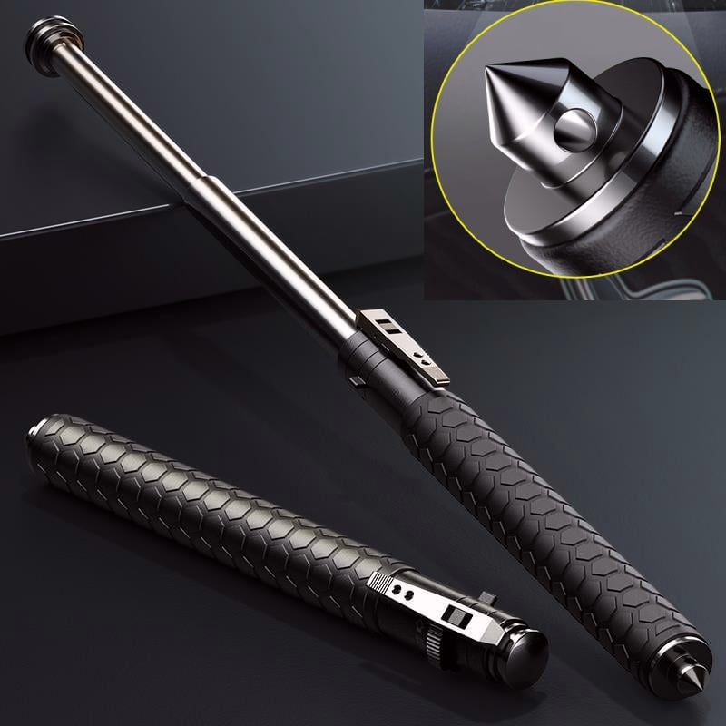 🔥Last Day 50% OFF🎁Enhanced automatic retractable self-defense hiking stick
