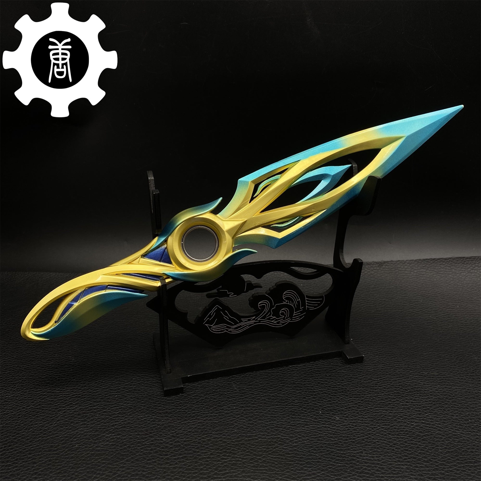 Metal Dull Blade Mystbloom Kunai 11'' Game Prop 3 Colors