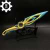 Metal Dull Blade Mystbloom Kunai 11'' Game Prop 3 Colors