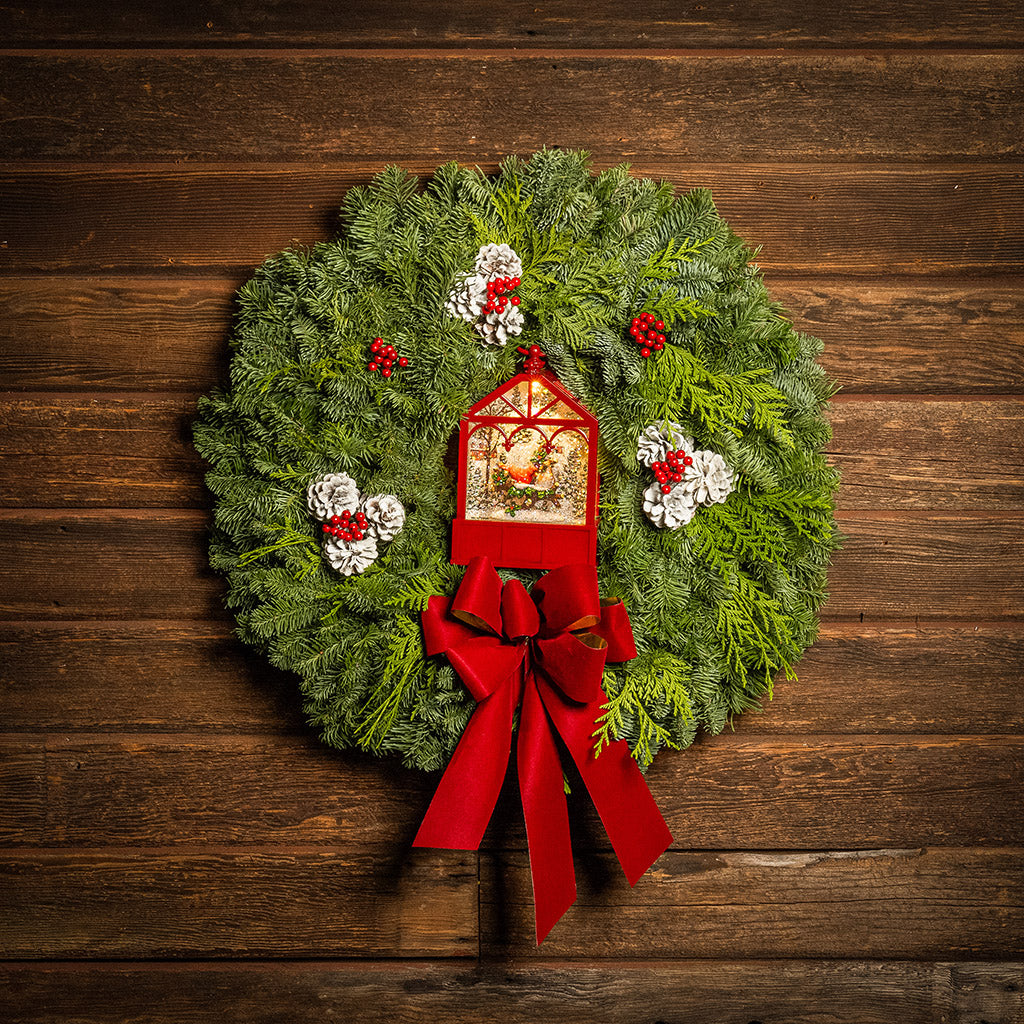 💥Christmas Sale 49% OFF - 2024 Christmas Wreath with Red Hanger