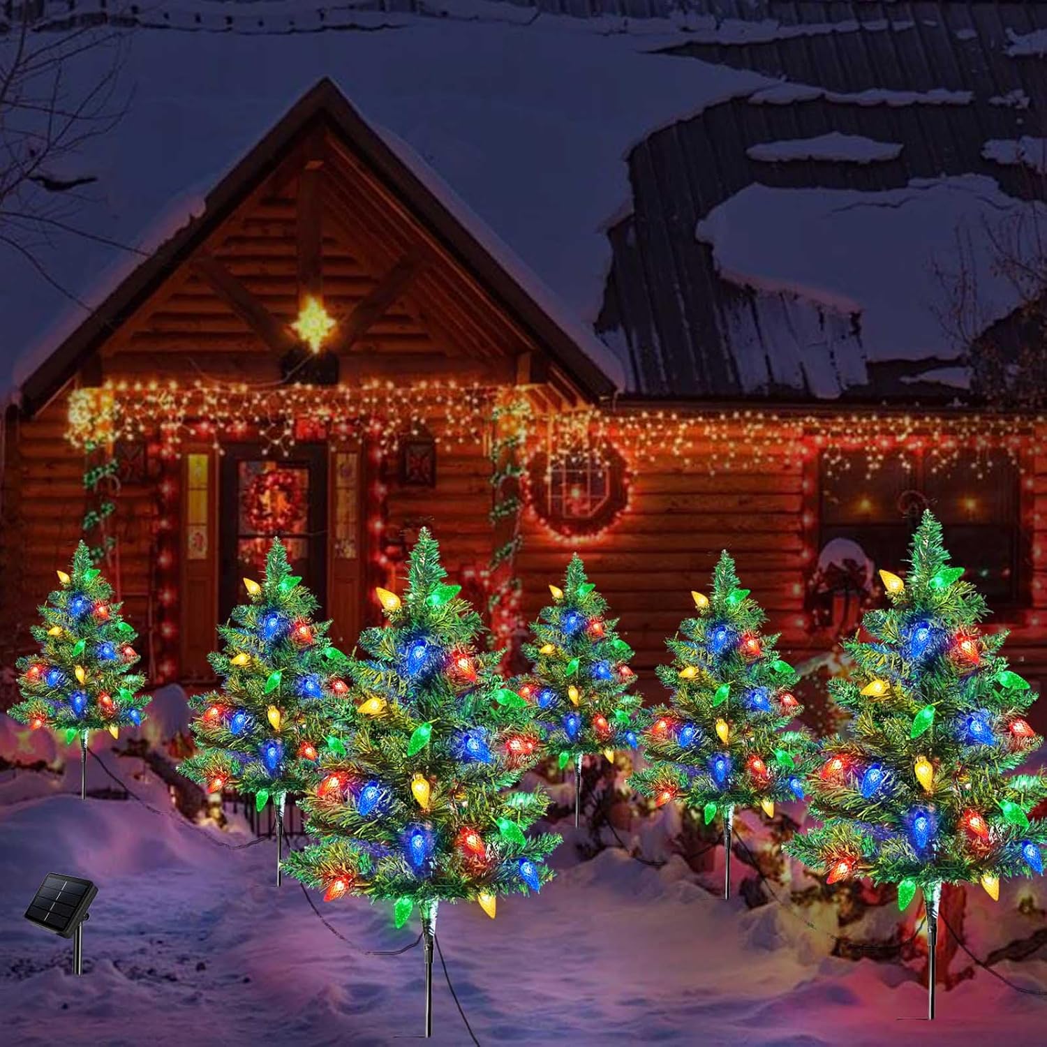 🔥Last Day Promotion 50% OFF🔥Solar-Powered Mini Christmas Tree