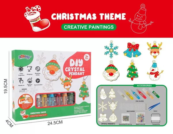 🔥Last Day Promotion - 50% OFF🎁🌲DIY Crystal Paint Arts and Crafts Set🎅