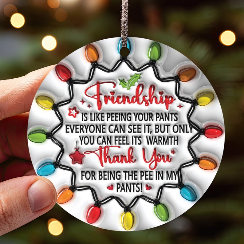 Friendship  Ornament-🎁Awesome Friend