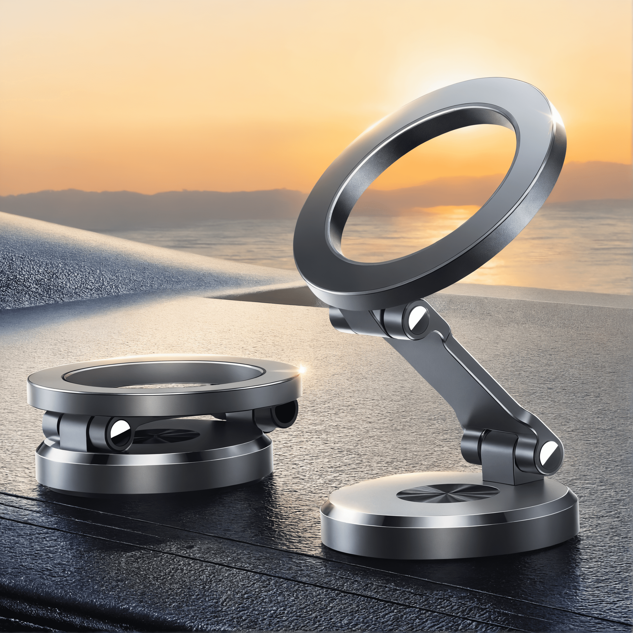 💥 360° Rotating Full Metal Magnetic Car Phone Holder 💥