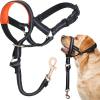 BARKLESS Dog Head Collar, No Pull Dog Halter with Soft Padding, Reflective Training Tool for Medium Large Dogs, Labrador, Stops Heavy Pulling and Easy Control on Walks