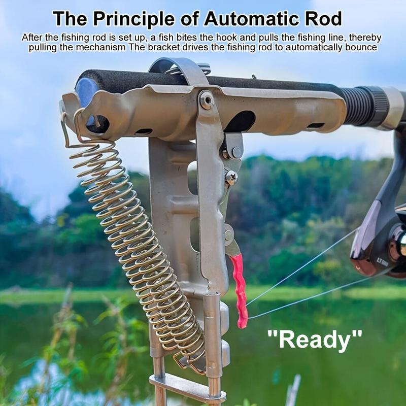 🔥High Sensitivity Dual Spring Activation Fishing Rod Holder🐟