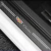 Tiktok Summer Sale🎉Car Carbon Fiber Leather Door Sill Strips（4PCS）