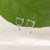 🐱💖Hollow Cat Earrings - Elegant & Whimsical