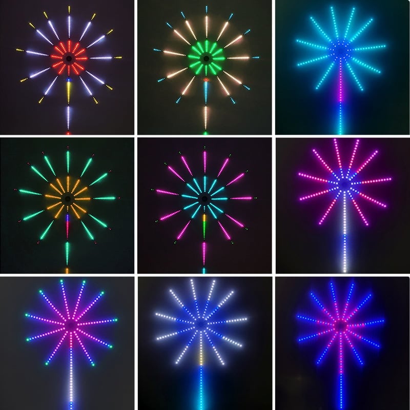 🔥Heißer Verkauf 49% Rabatt🔥WiFi Bluetooth Smart Feuerwerk LED-Licht