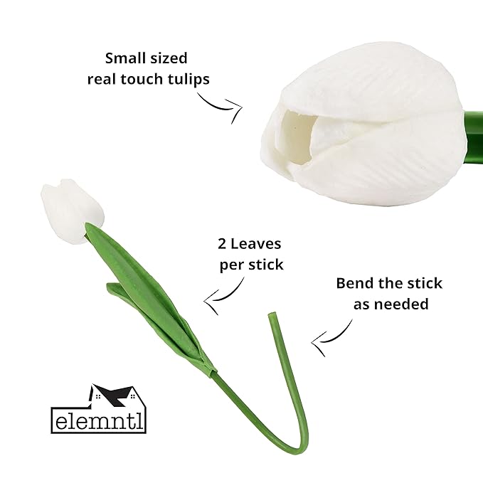 ✨This Week's Special Price $14.95💥UV Resistant Lifelike Artificial Tulips Flowers💐