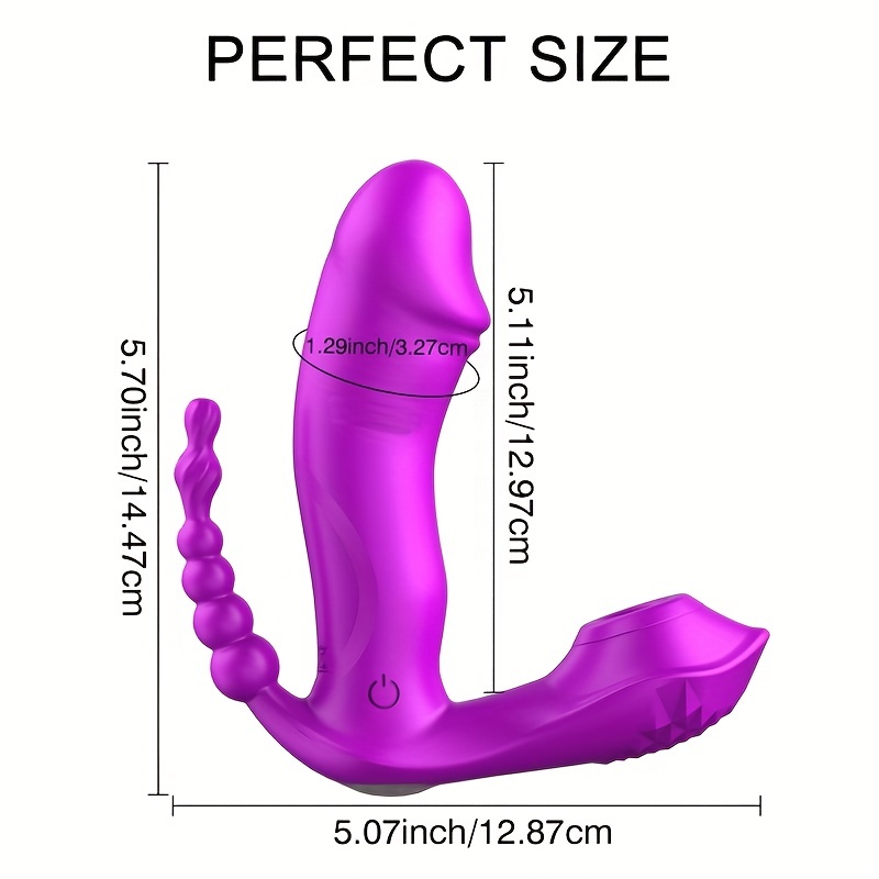 SHEMESIX Female Masturbation Vibrating Egg - G Spot Stimulation Clit Sucking Vibrator