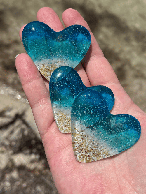 🔥LAST DAY 49% OFF - 🎁Glass Beach Pocket Heart (BUY 2 GET 1 FREE)