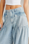 🔥LAST DAY 50% OFF🔥2025 New In Lotus Tube Jeans(BUY 2 FREE SHIPPING)