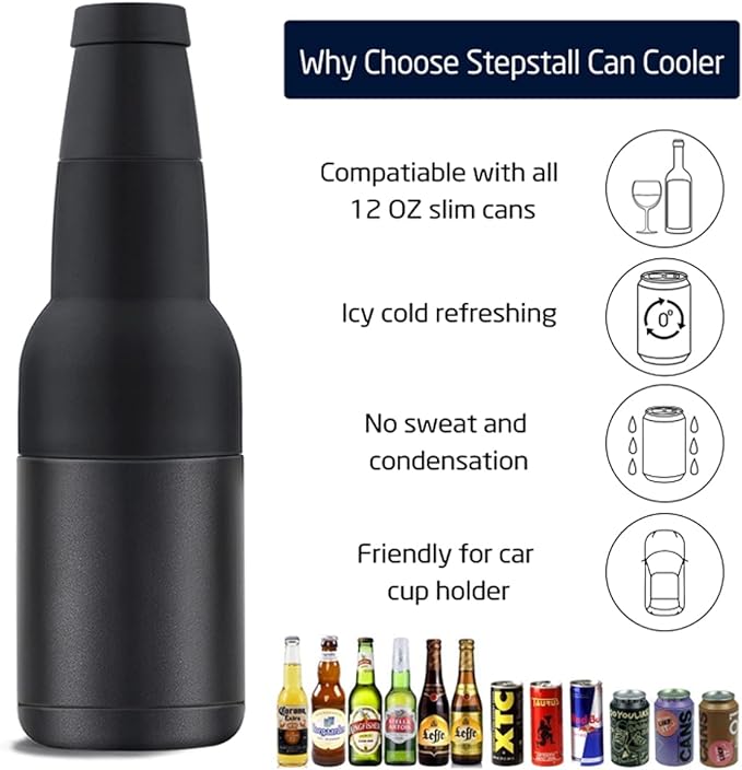 🍻Beer Bottle and Can Cooler with Beer Opener-Buy 2 Free Shipping