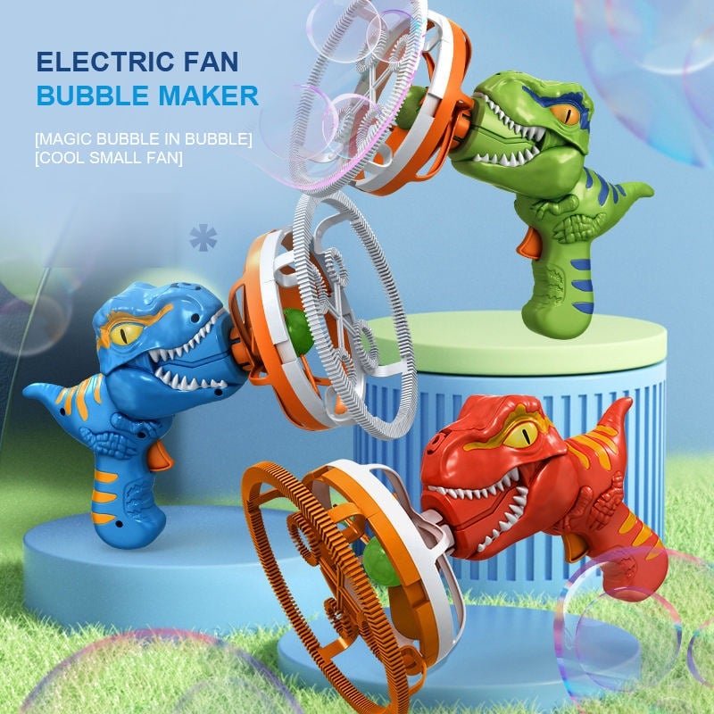 (🌲EARLY CHRISTMAS SALE - 50% OFF) 🎁Electric Dinosaur Bubble Machine, BUY 2 FREE SHIPPING