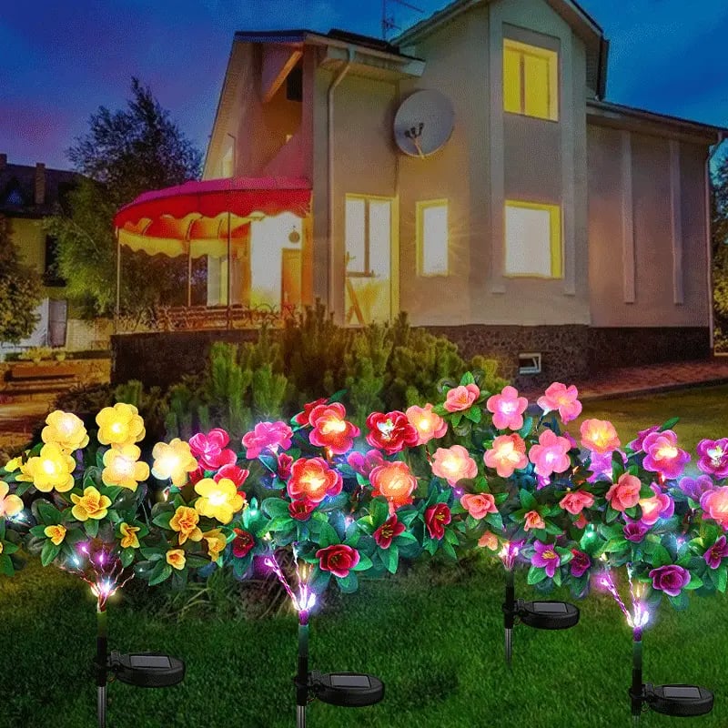 🔥Last Day 70% OFF- 🌺Solar fluorescent garden light