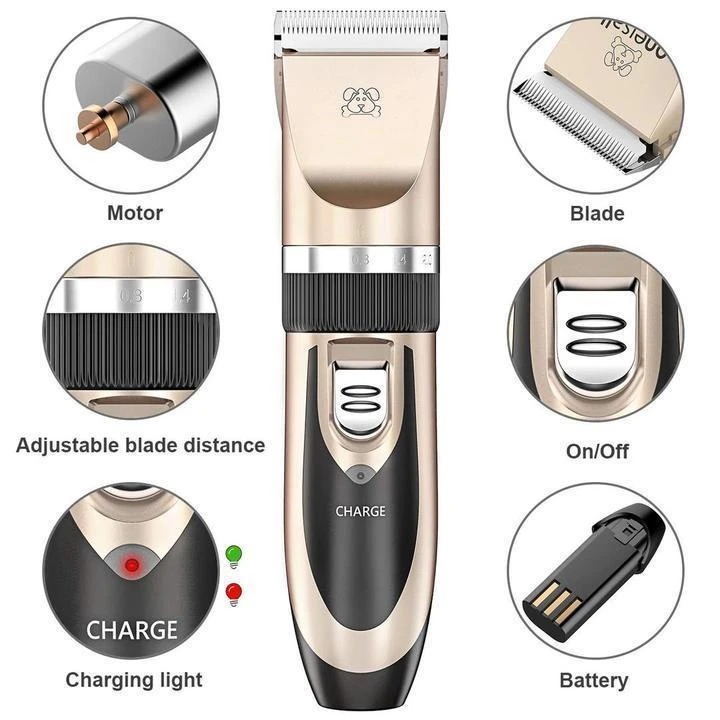 (Christmas Big Sale!- 50% OFF)Low noise pet hair clipper