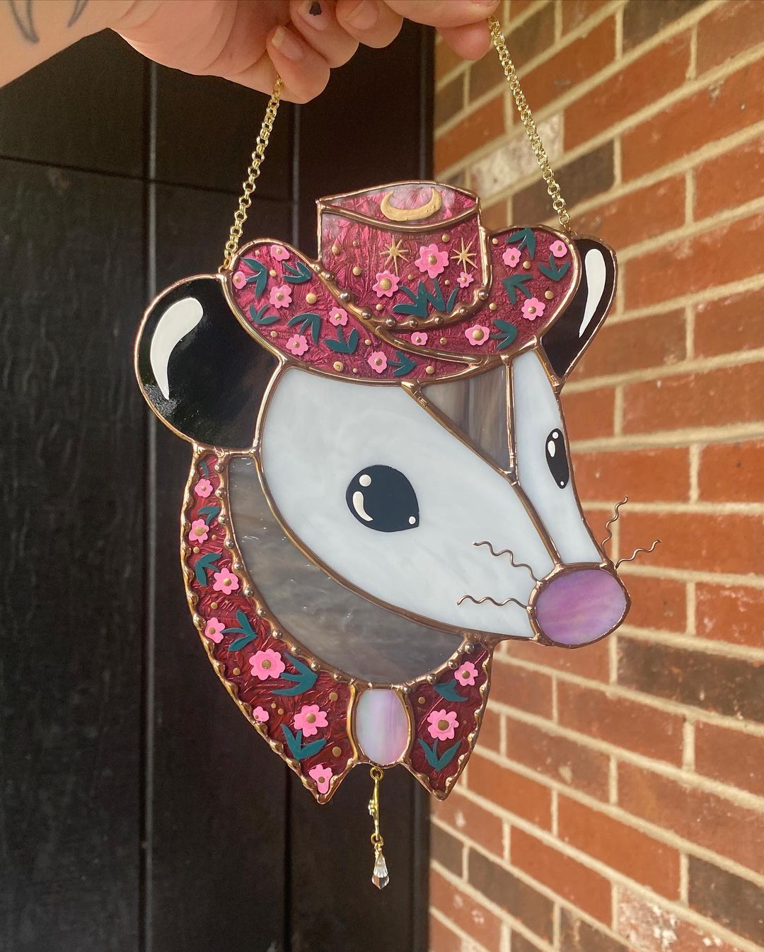 🎄🎅Christmas Presale - 49% OFF🎄-Handmade Possum Suncatcher