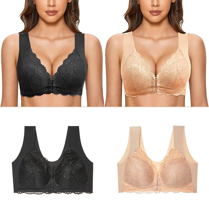 🔥2025 Full Coverage Front-Closure Support Bra Comfort & Sleep Bra