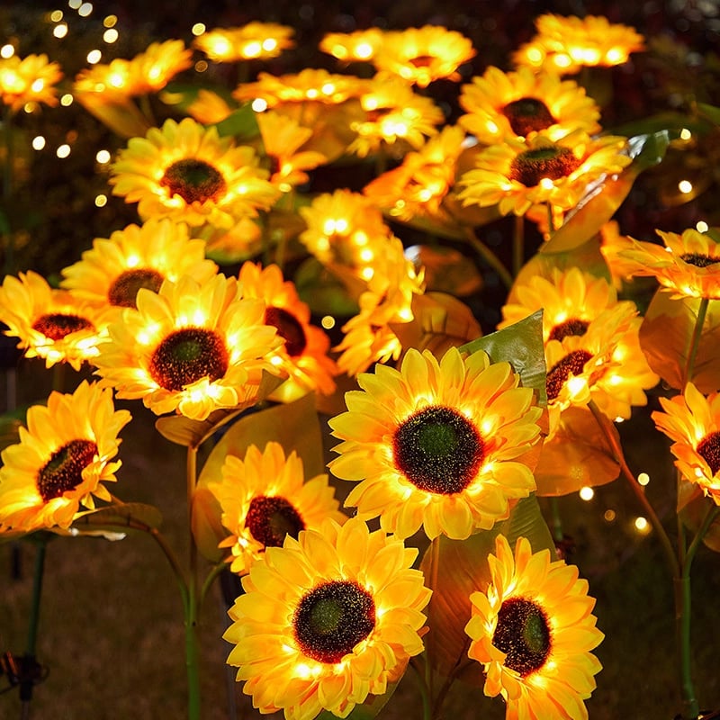 🌻Last Day 70% OFF-- Waterproof Solar Sunflower Light