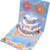 💥LAST DAY SALE 50% OFF💥Fireworks Pop Up Cake Light and Music Happy Birthday Card Gift
