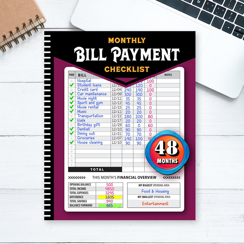 🔥Last Day 50% OFF🎁 Bill Payment Management Book