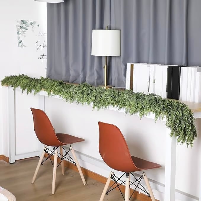 🎅Letzter Tag 49% Rabatt🔥Künstliche Weihnachtsgirlande aus Zedernholz