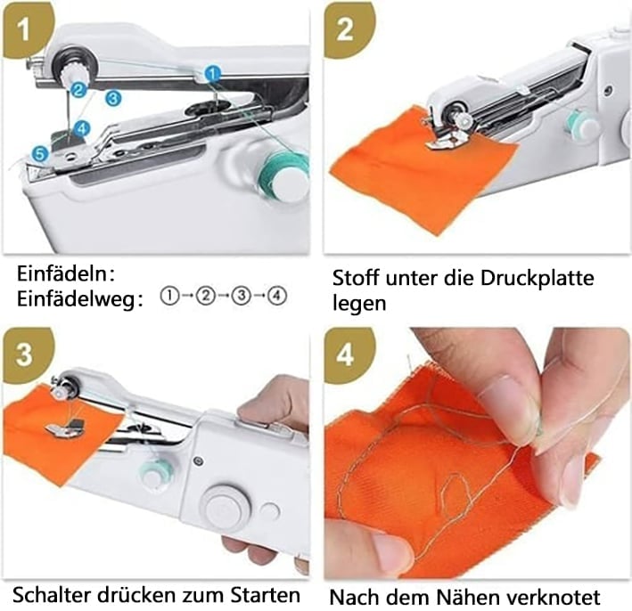 🔥Letzter Tag Verkauf 49% Rabatt🔥Handgehaltene elektrische Mini-Nähmaschine