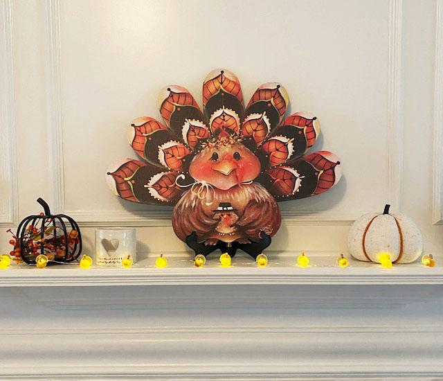 🔥Hot Sale 49% OFF-🦃Turkey Wreath Door Hanger 🍂Thanksgiving  Decor