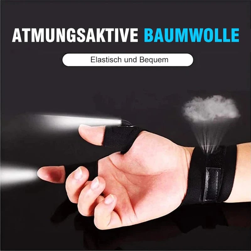 💡 LED-Handschuhe mit wasserdichter Beleuchtung