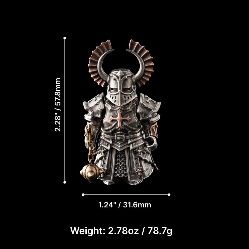 🎁TikTok Last Day Sale - 70% OFF🔥Desktop Warrior Detachable Copper Crusader Figurine