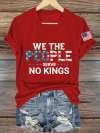 Women's We The People Serve No Kings Print T-Shirt
