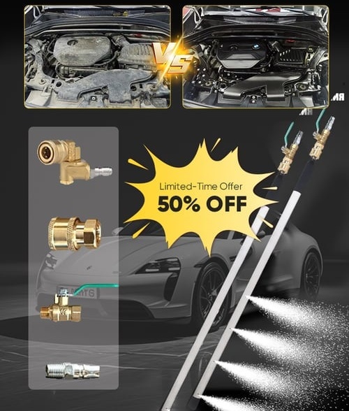 ⏰LAST DAY SALE 50% OFF💥24'' Portable Radiator Flush and Cleaner Tool