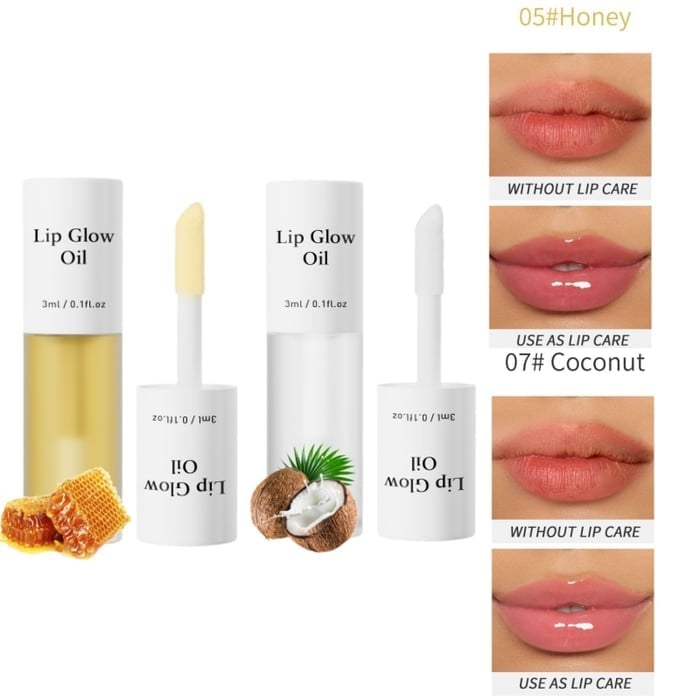 💋 Get the Perfect Pout✨ Tinted Lip Glow Oil - For Lush, Hydrated Lips with a Natural Glow! 💖
