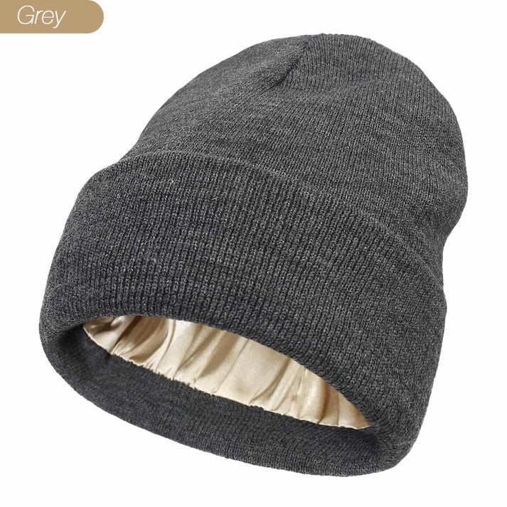 🎅Christmas Promotion 48% OFF-🎁-Satin Lined Winter Beanie Hats-No static-No frizz