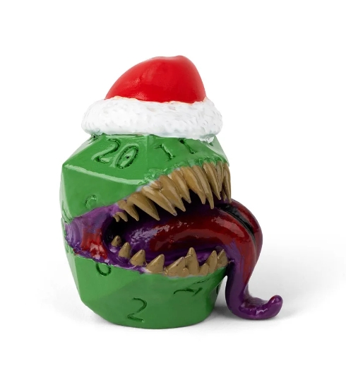 🎄Christmas Hat Monster Dice, Resin Dice