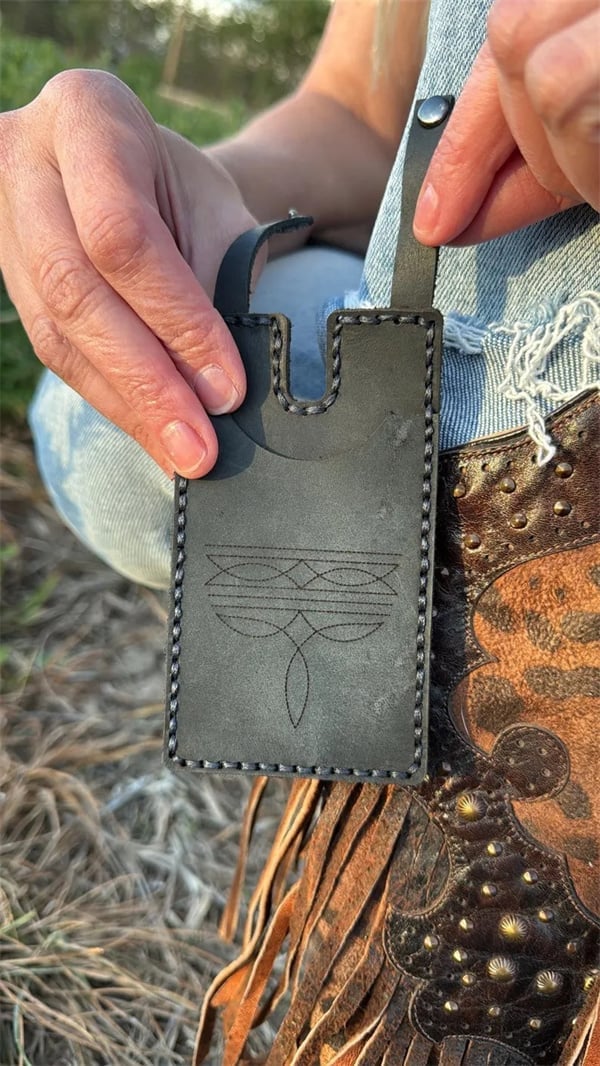 🎁TikTok Last Day Sale - 70% OFF🎉Western Boot Wallet with Snap Strap