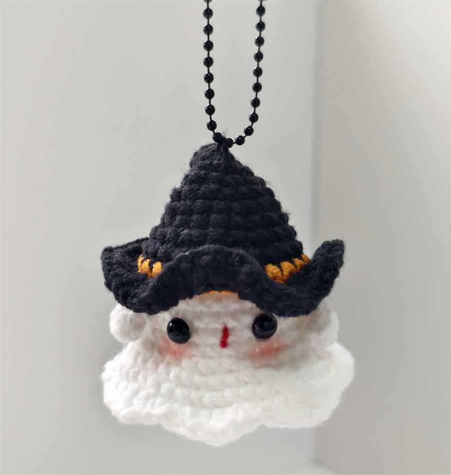 👻Crochet cute ghost keychain 💖