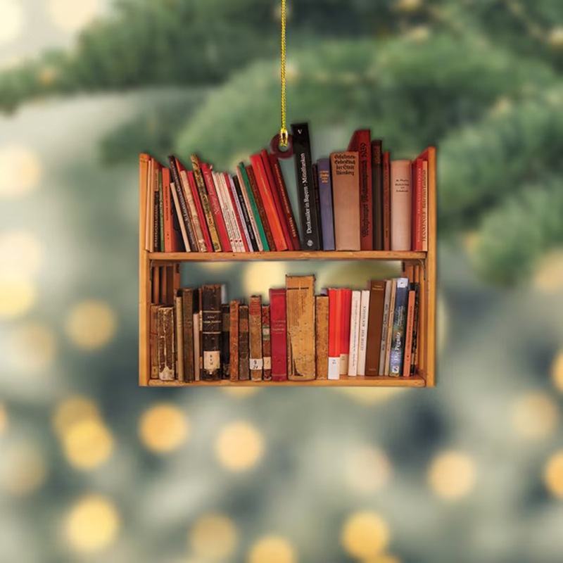 📚Book Christmas Tree Ornament