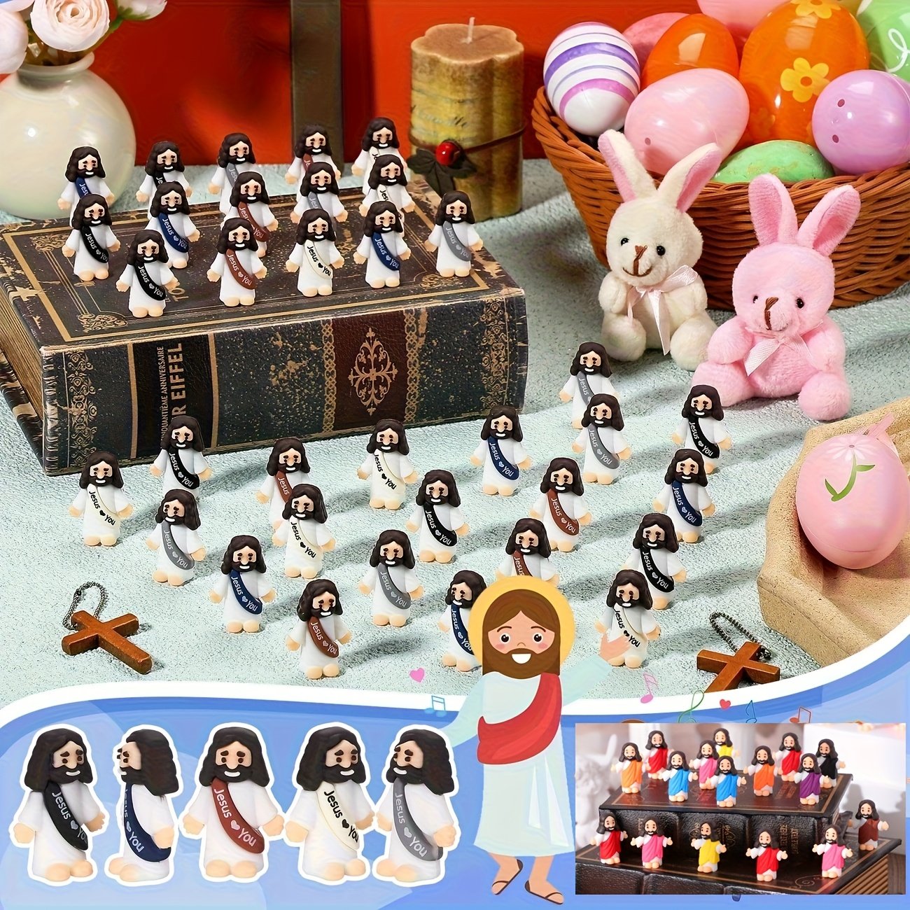 🎁TikTok Last Day Sale - 70% OFF💝Mini Jesus Love You Statue Set