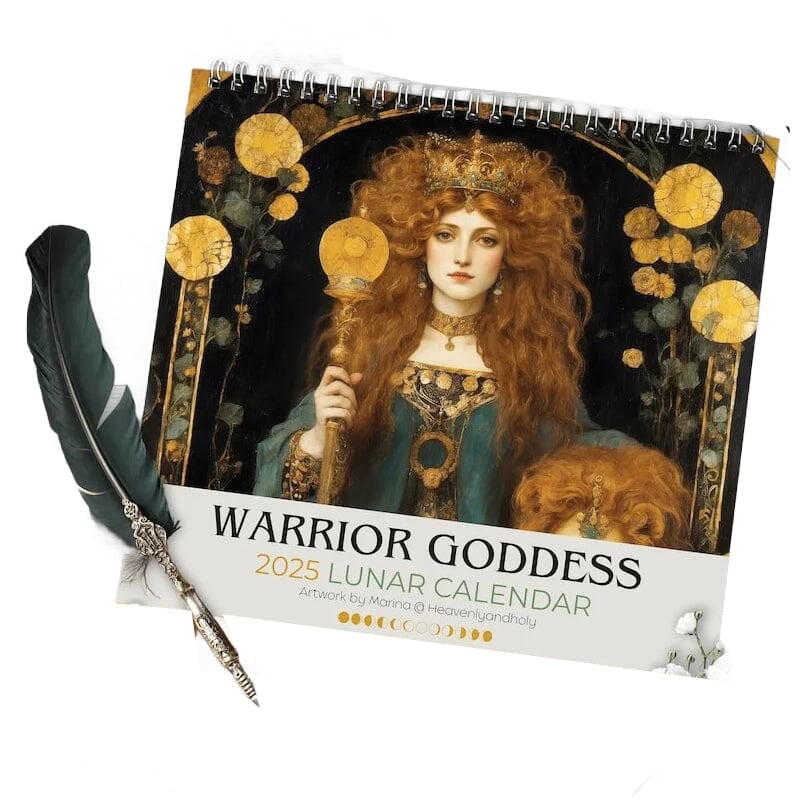 📅Warrior Goddess 2025 Moon Phase Calendar