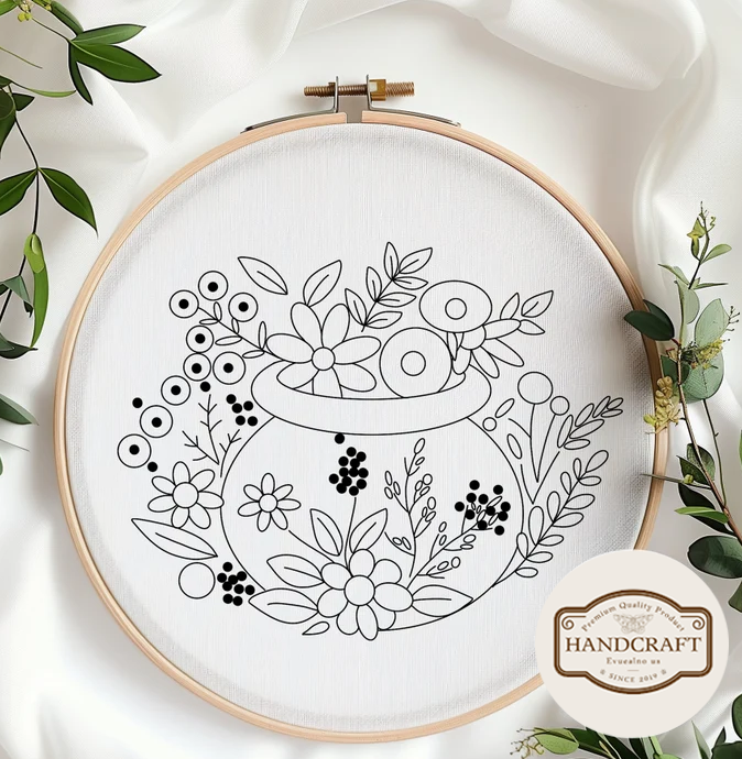 💖Halloween Embroidery KIT - Very easy to get started