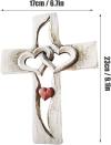 ✝️Intertwined Hearts Wooden Cross (𝐌𝐨𝐫𝐫𝐢𝐬𝐨𝐧 𝐇𝐚𝐧𝐝𝐦𝐚𝐝𝐞®)