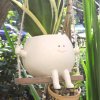 Hanging Smiley Face Planter Pot