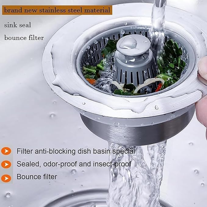 🔥 Hot Sale 50% OFF -Stainless Steel Sink Strainer