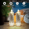 🔥Heißer Verkauf🕯️Flammenlose LED-Kerzen-Rosenmuster-Brechungs-Halo